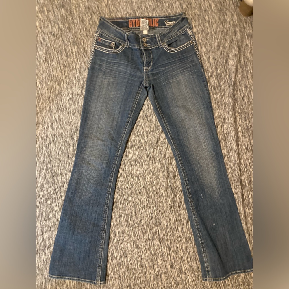Hydraulic blue jeans, size 9/10 in women’s, Used but like new condition